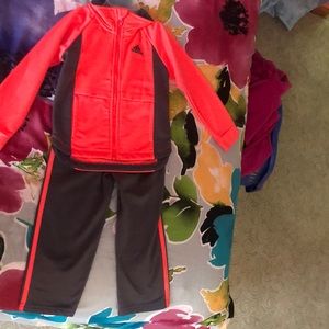 Toddler girl adidas tracksuit